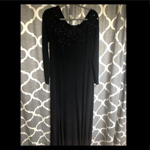 Black formal dress